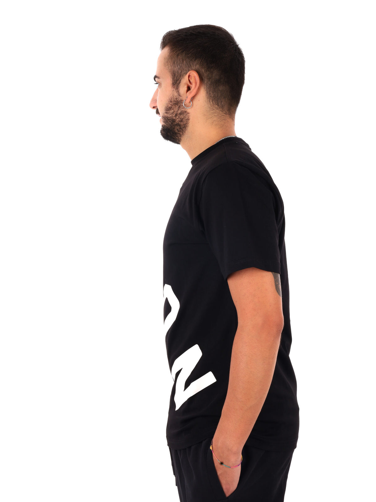 Icon IUT006C, t-shirt maniche corte da uomo nera