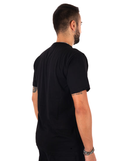 Icon IUT006C, t-shirt maniche corte da uomo nera