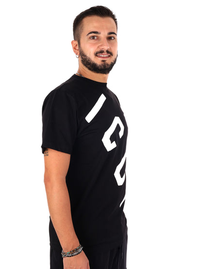 Icon IUT006C, t-shirt maniche corte da uomo nera