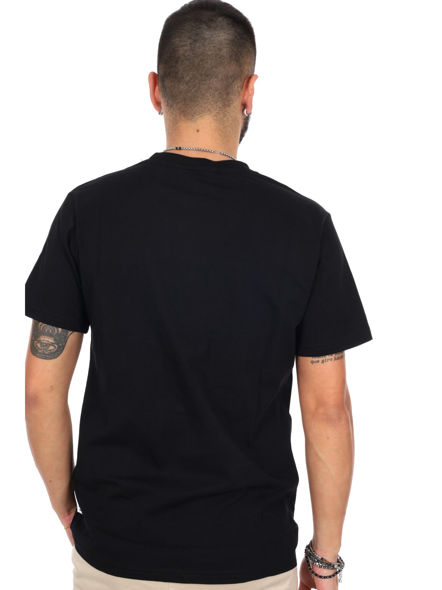 Icon IUT040 bianca e nera, t-shirt maniche corte da uomo