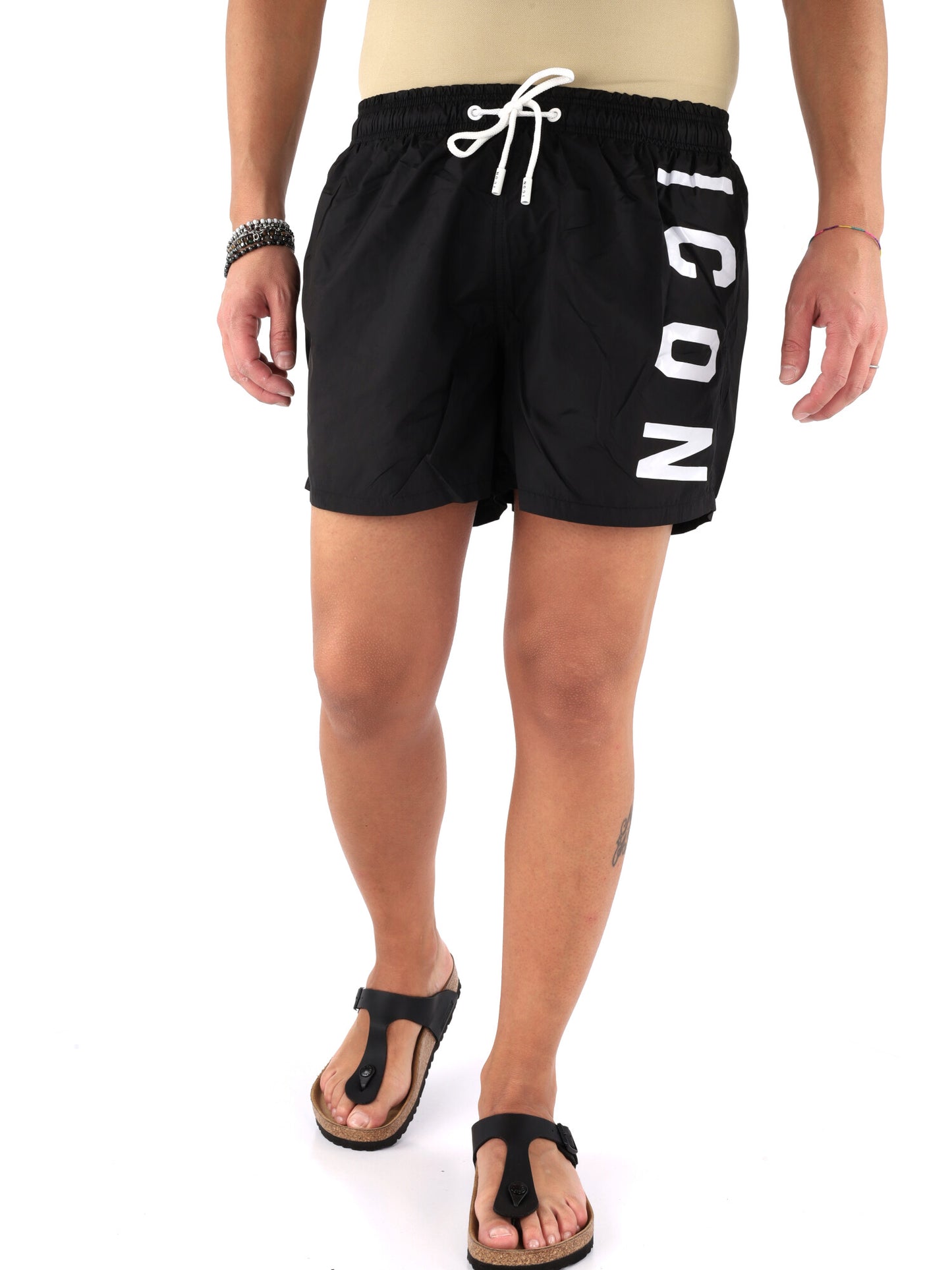 Icon costume boxer multicolore da uomo per la spiaggia
