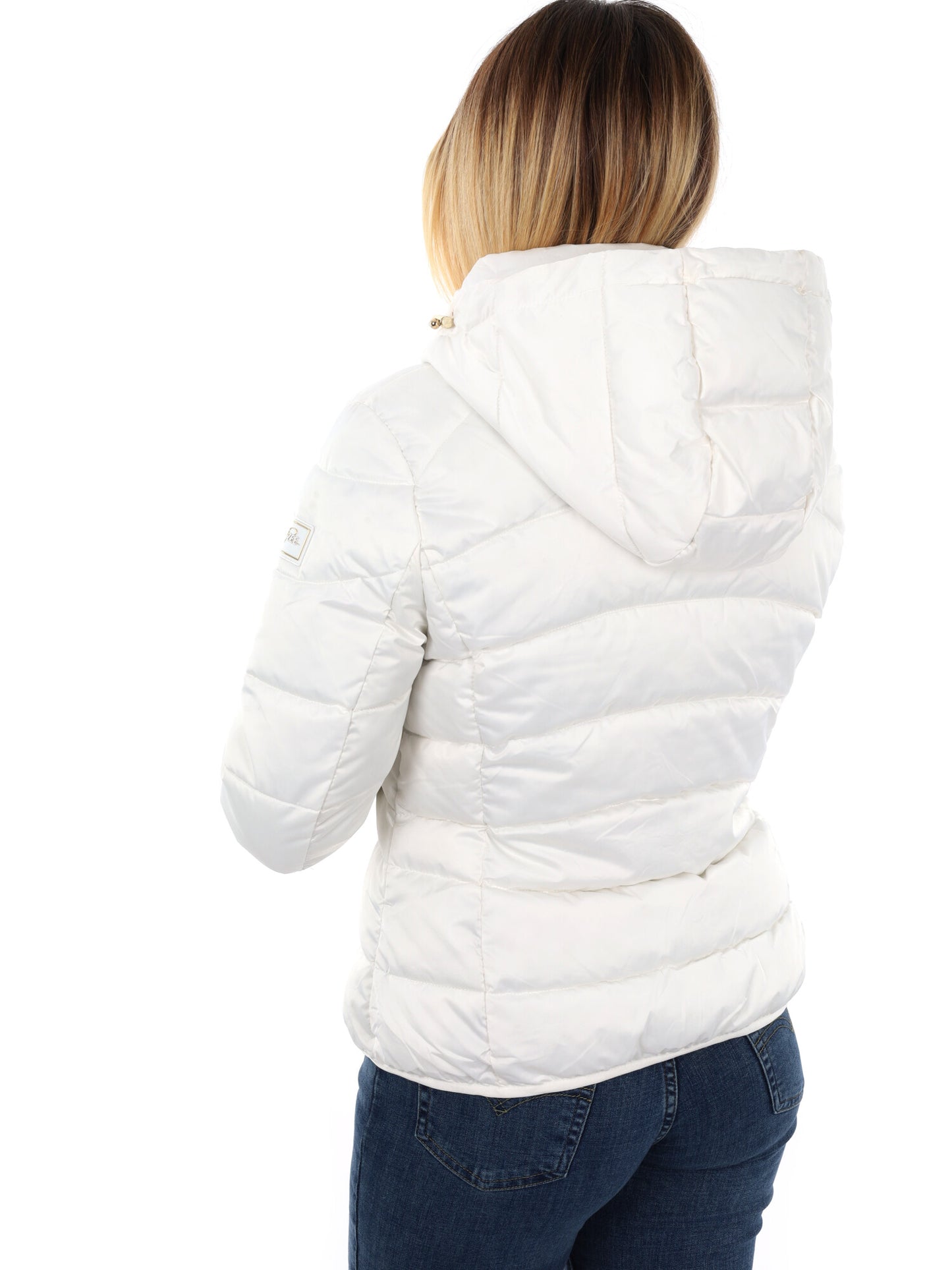 GIUBBINO CORTO TRAPUNTATO YES ZEE DA DONNA AVORIO