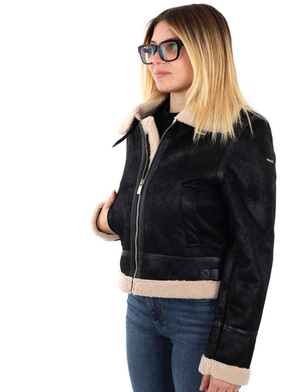 MONTONE CORTO YES ZEE DA DONNA NERO