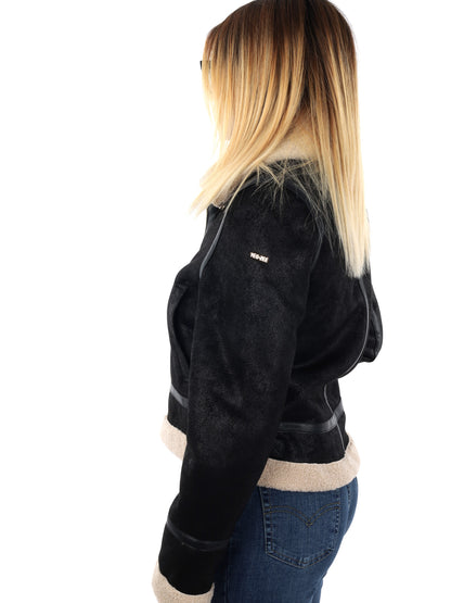 MONTONE CORTO YES ZEE DA DONNA NERO