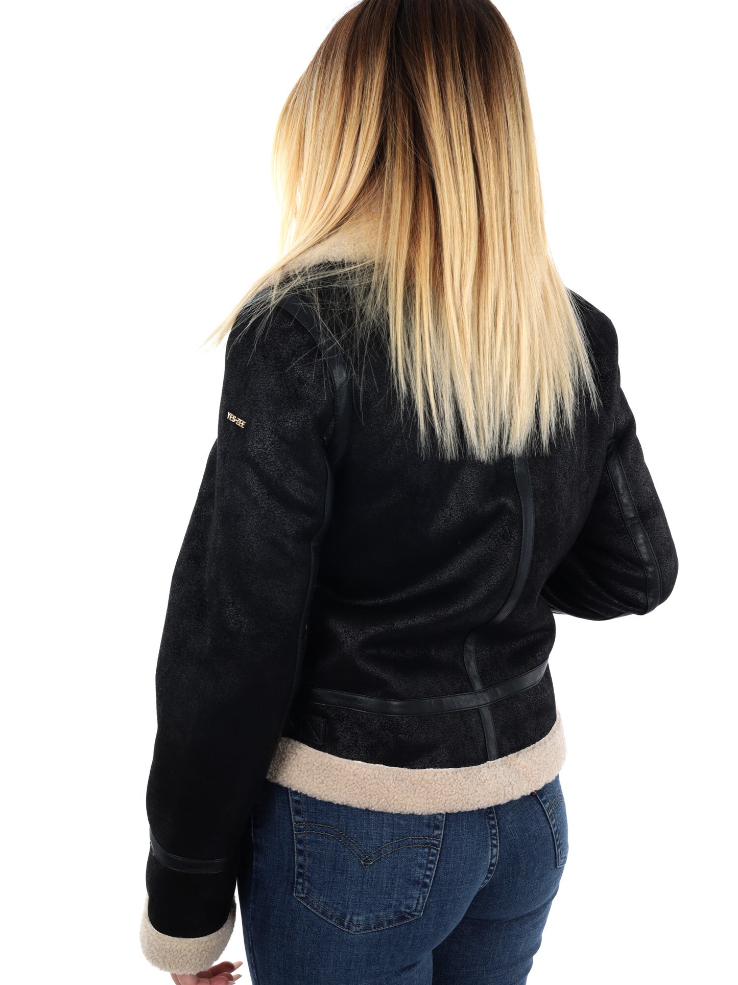 MONTONE CORTO YES ZEE DA DONNA NERO