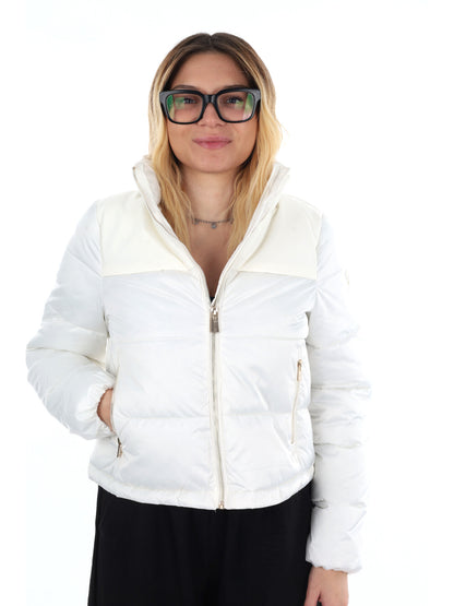 GIUBBINO CROP YES ZEE DA DONNA BIANCO