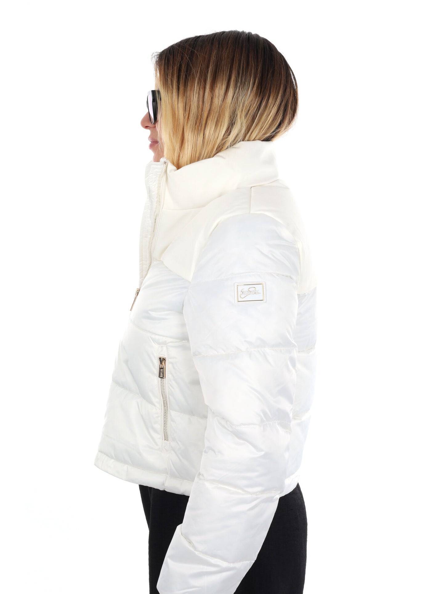 GIUBBINO CROP YES ZEE DA DONNA BIANCO