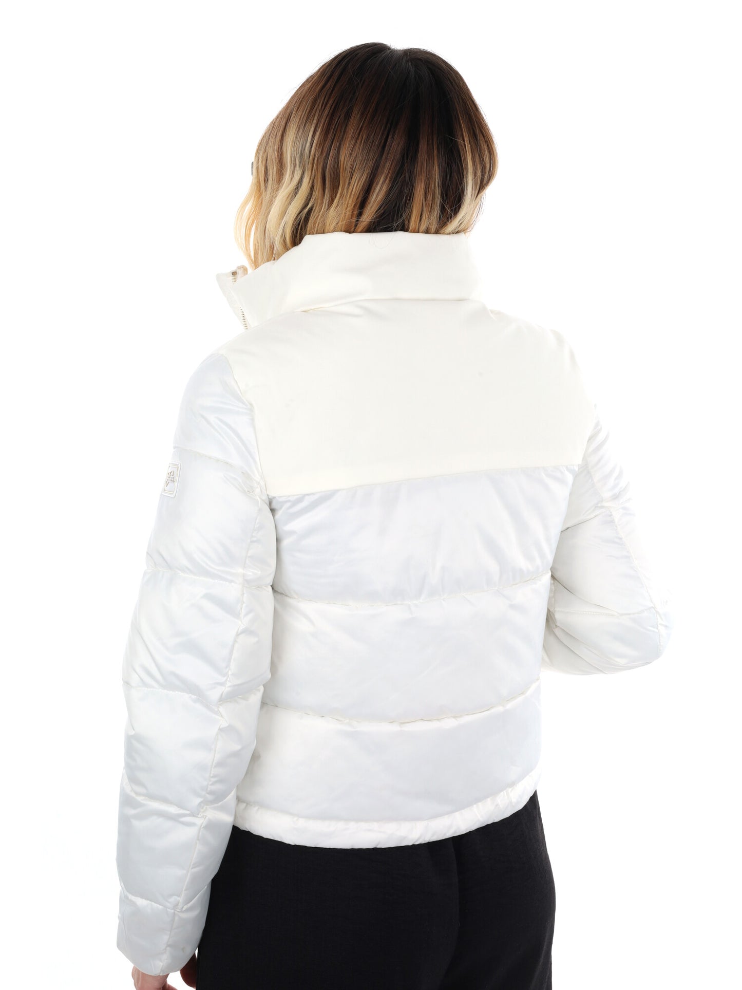 GIUBBINO CROP YES ZEE DA DONNA BIANCO