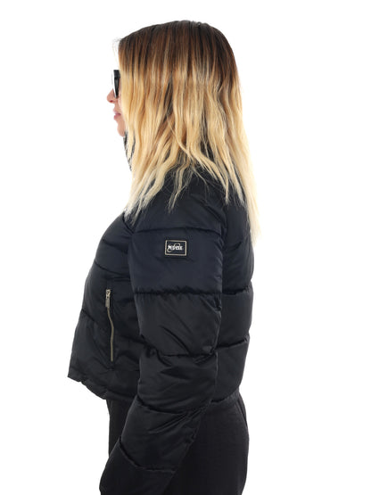 GIUBBINO CROP YES ZEE DA DONNA NERO