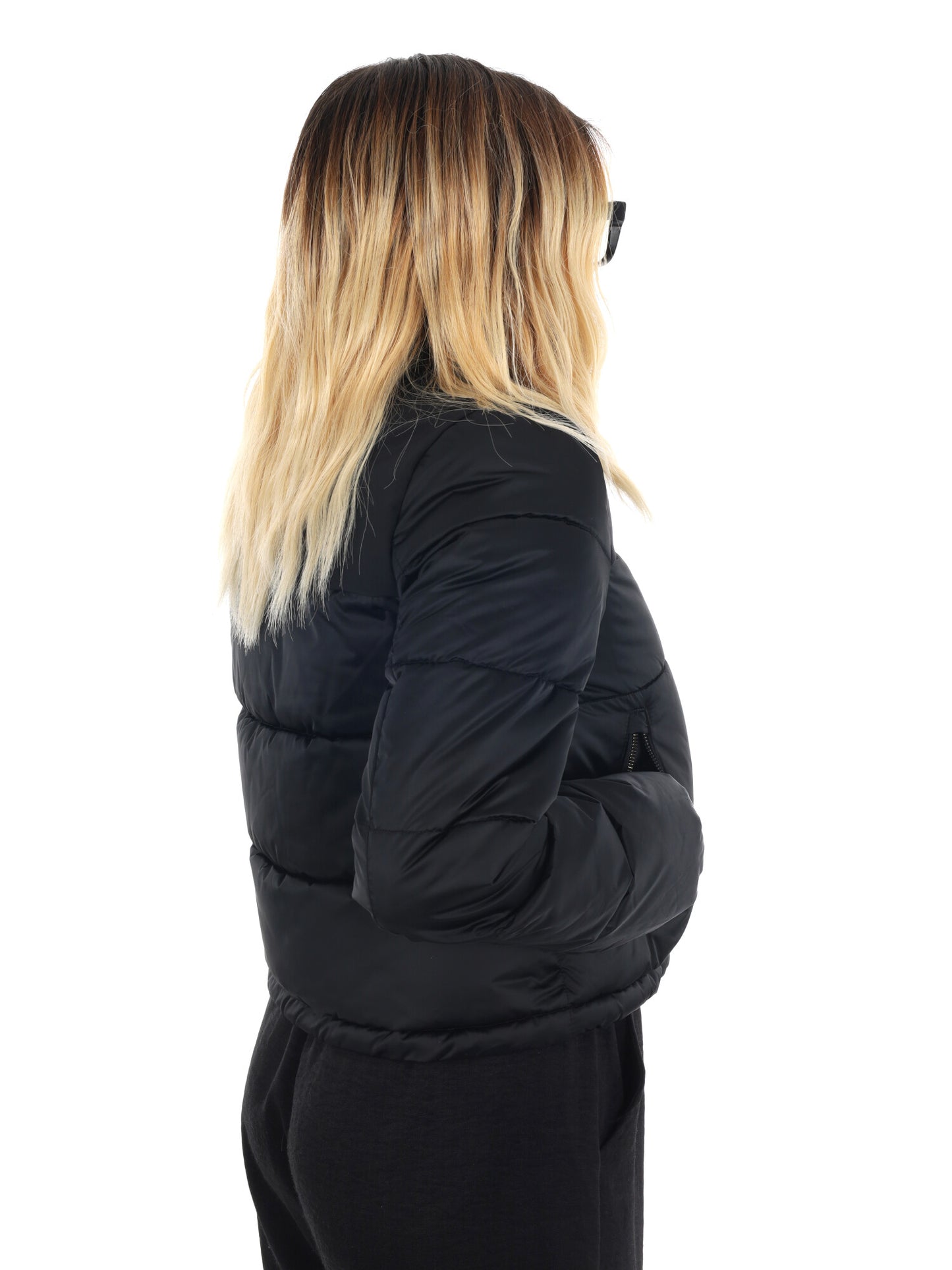 GIUBBINO CROP YES ZEE DA DONNA NERO