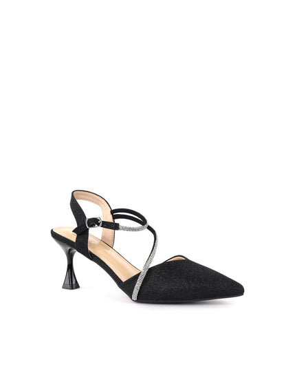 Décolleté elegante Clyo' Chanel da donna in nero