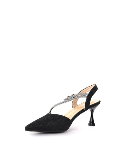Décolleté elegante Clyo' Chanel da donna in nero