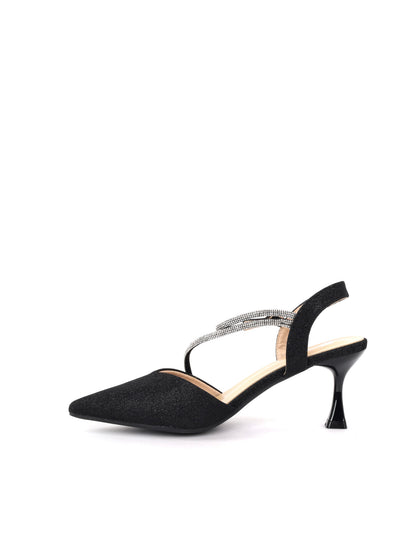 Décolleté elegante Clyo' Chanel da donna in nero