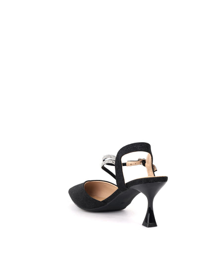 Décolleté elegante Clyo' Chanel da donna in nero