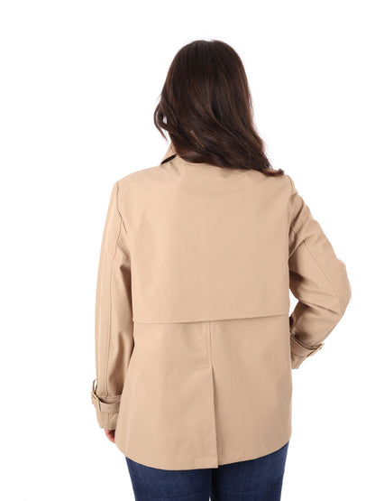 Yes-Zee trench beige donna per la primavera-estate