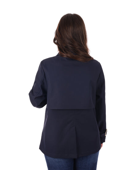 Yes-Zee trench donna blu per la primavera-estate
