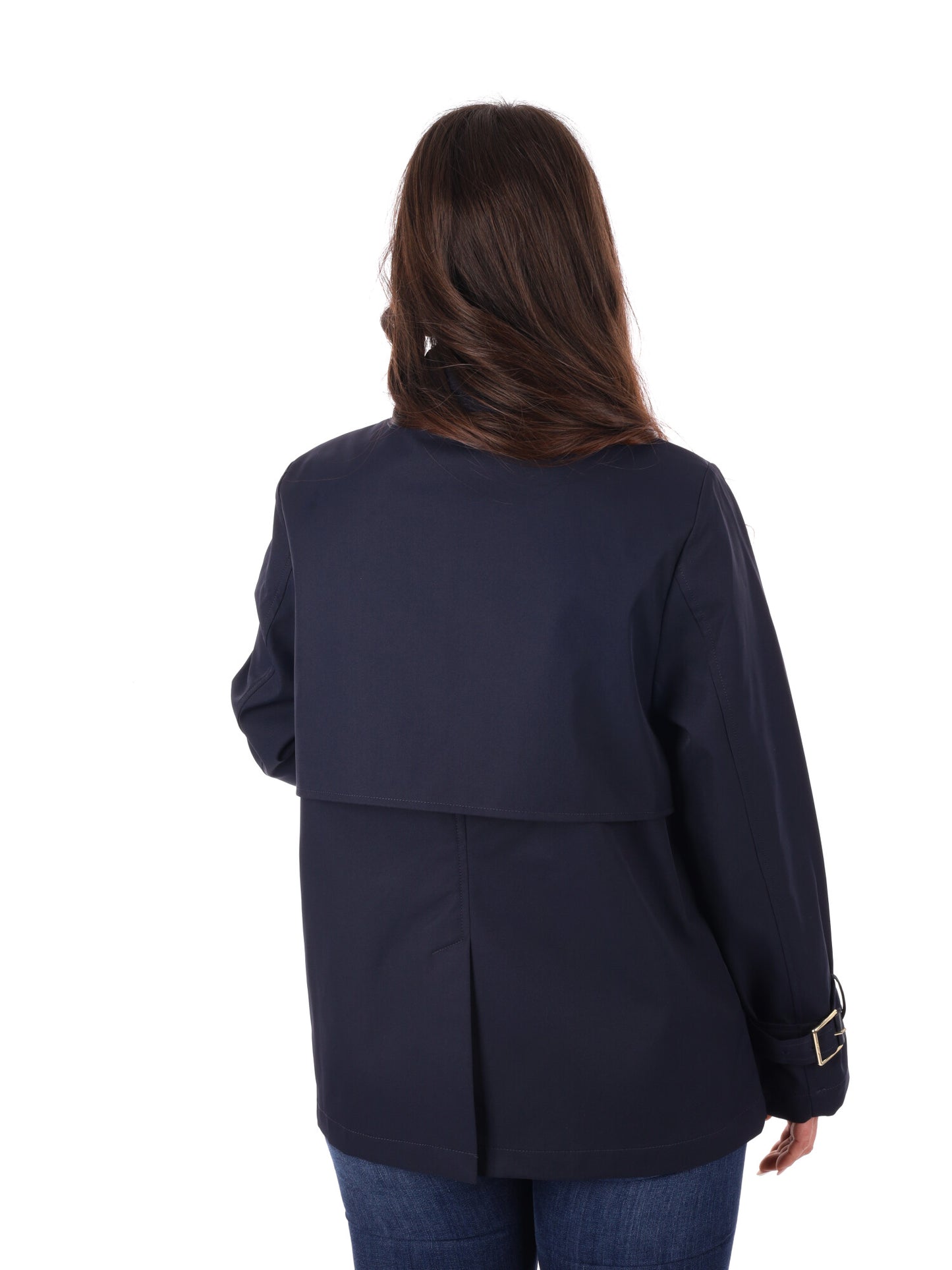 Yes-Zee trench donna blu per la primavera-estate