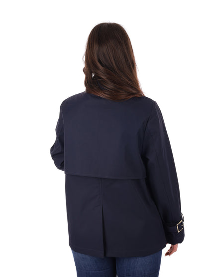 Yes-Zee trench donna blu per la primavera-estate