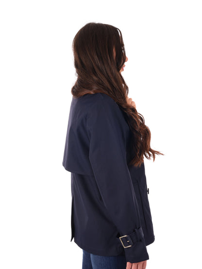 Yes-Zee trench donna blu per la primavera-estate