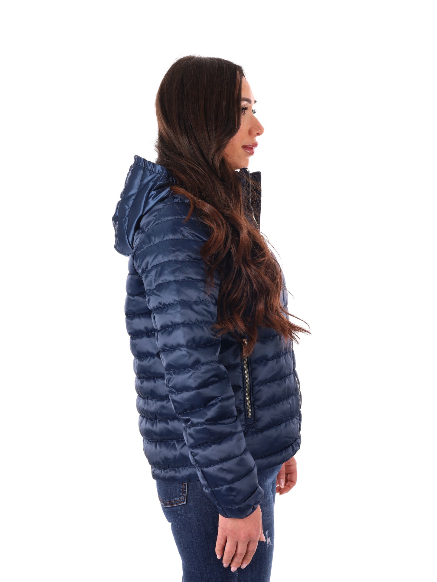 Yes-Zee giubbino donna blu perfetto per la primavera-estate
