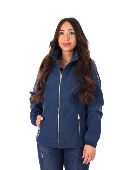 Yes-Zee giubbotto donna blu per primavera-estate