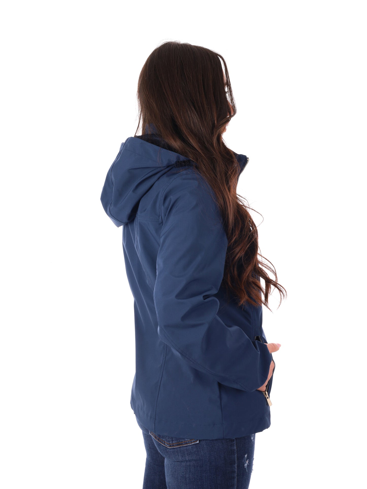 Yes-Zee giubbotto donna blu per primavera-estate