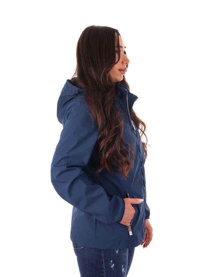 Yes-Zee giubbotto donna blu per primavera-estate