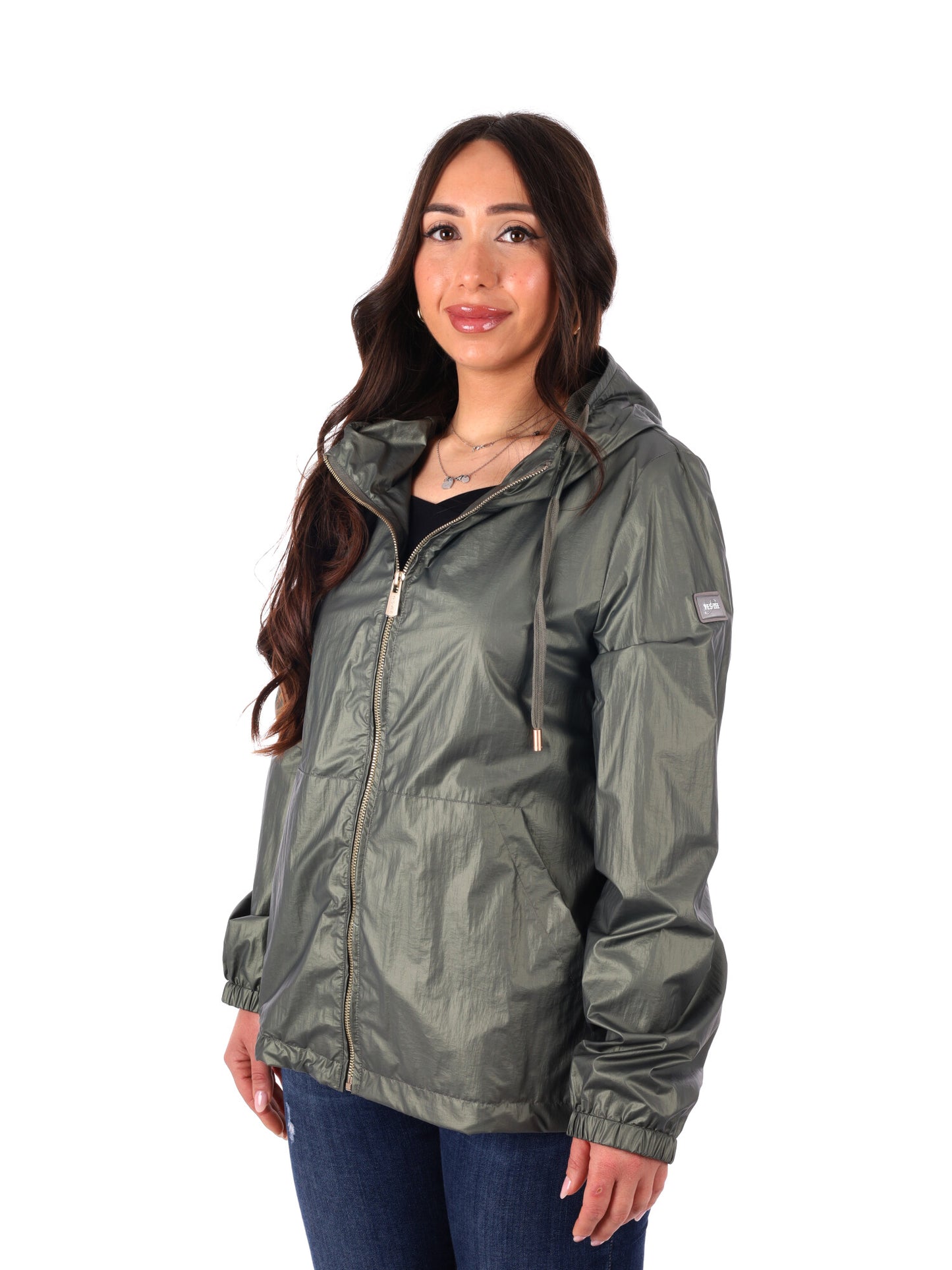 Yes-Zee giubbotto donna verde primaverile