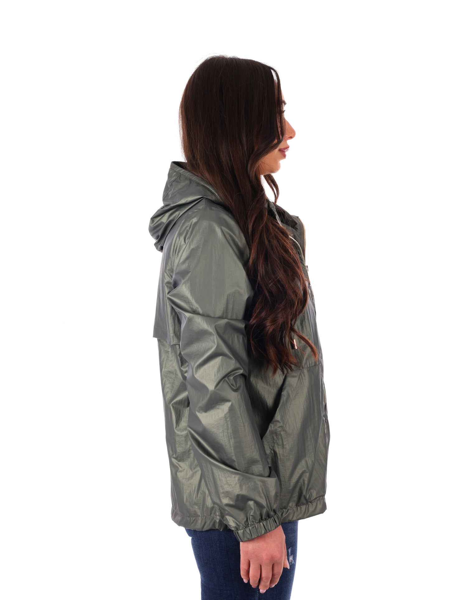 Yes-Zee giubbotto donna verde primaverile