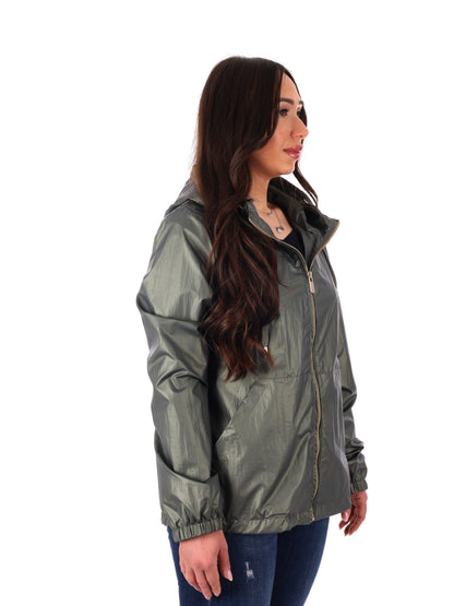 Yes-Zee giubbotto donna verde primaverile