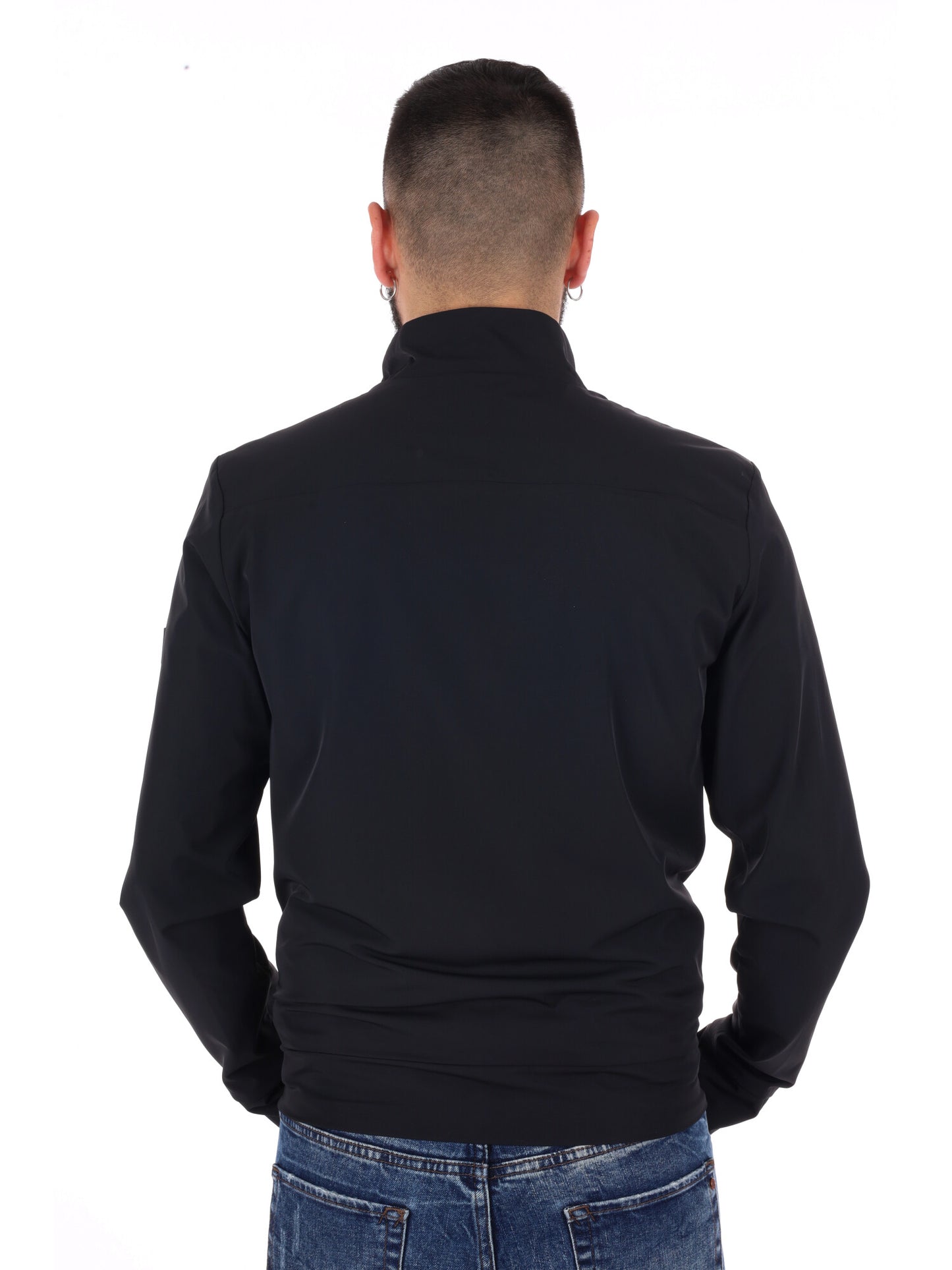 Giubbotto Yes-Zee uomo nero perfetto per la primavera-estate