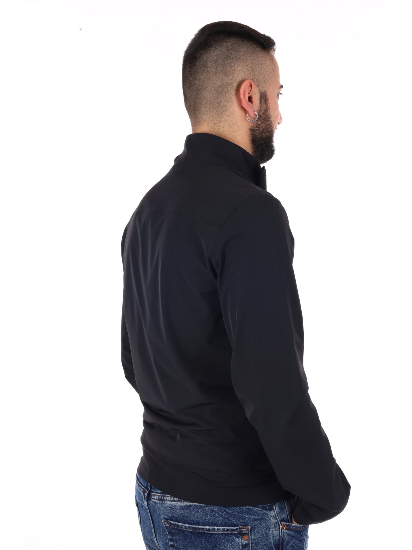 Giubbotto Yes-Zee uomo nero perfetto per la primavera-estate