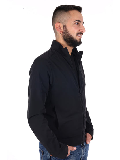 Giubbotto Yes-Zee uomo nero perfetto per la primavera-estate