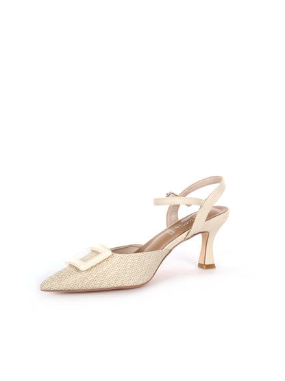Décolleté Clyo' Chanel da donna beige elegante e raffinato