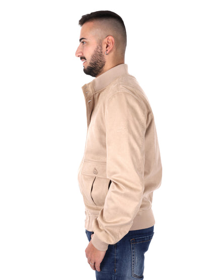 Giubbotto uomo Yes-Zee beige leggero per primavera