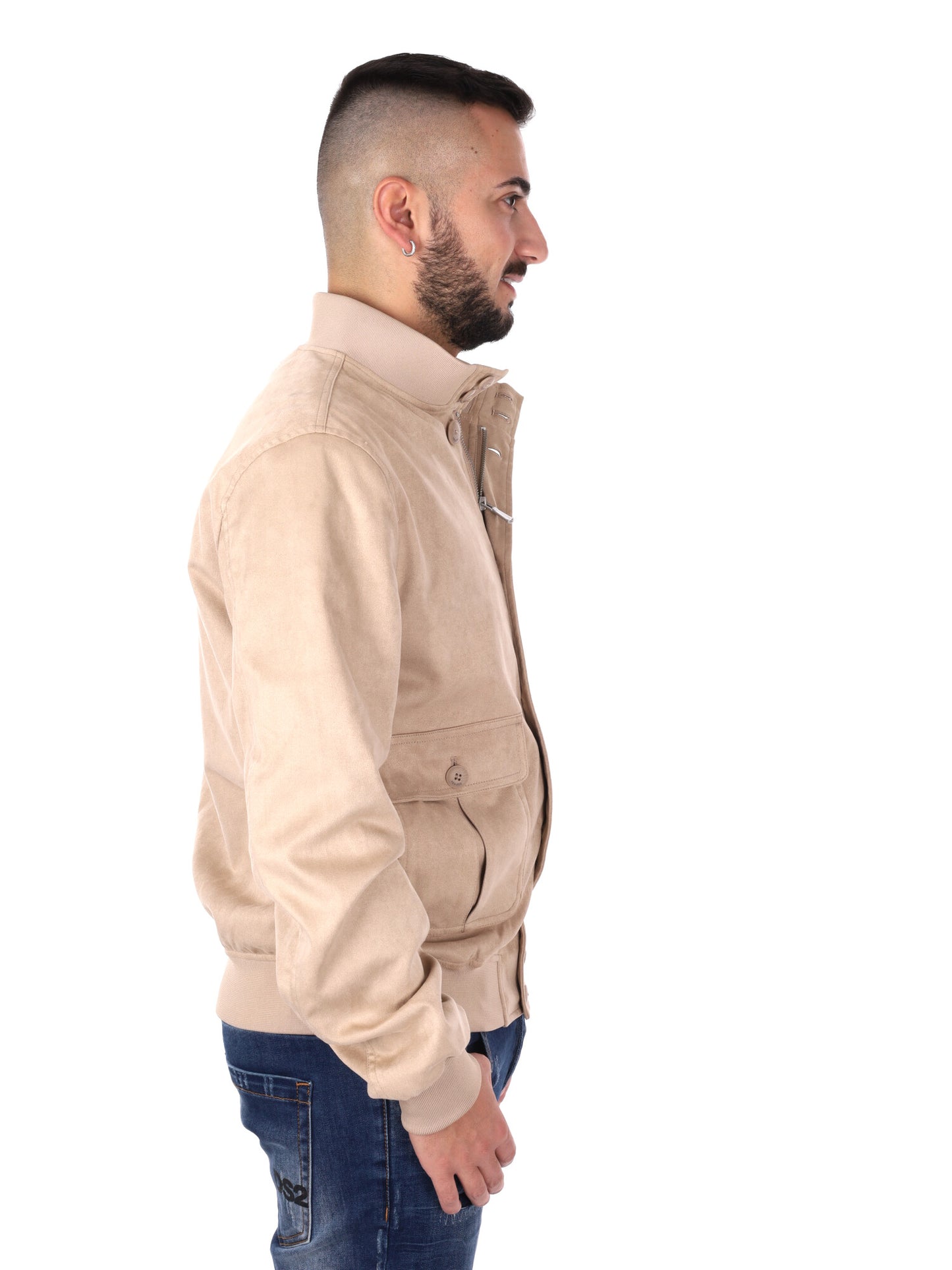 Giubbotto uomo Yes-Zee beige leggero per primavera