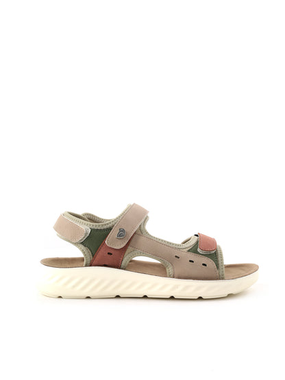 Ecobio sandalo basso da donna rosa