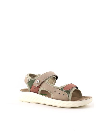 Ecobio sandalo basso da donna rosa