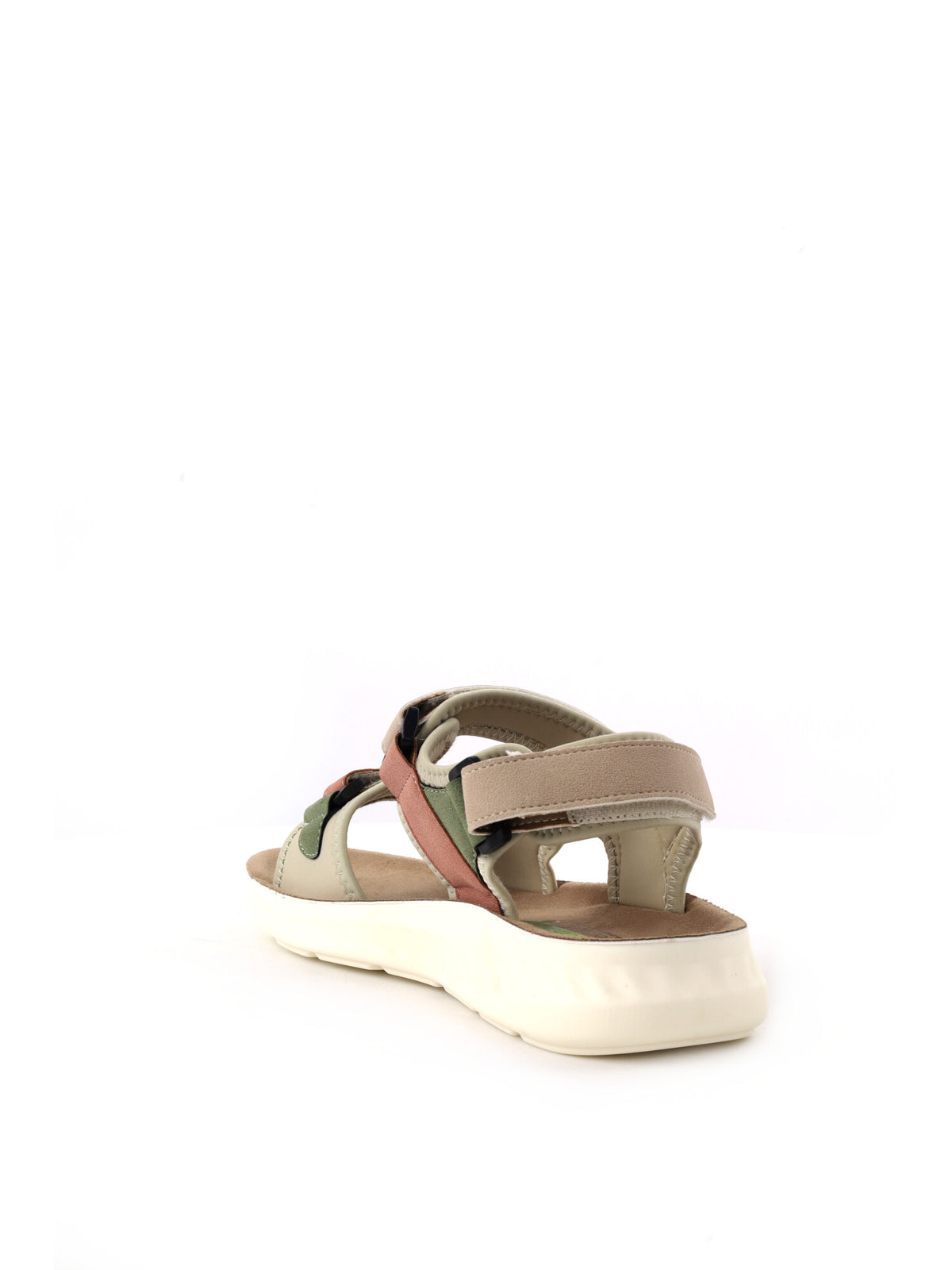 Ecobio sandalo basso da donna rosa