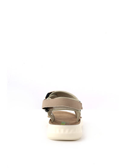 Ecobio sandalo basso da donna rosa