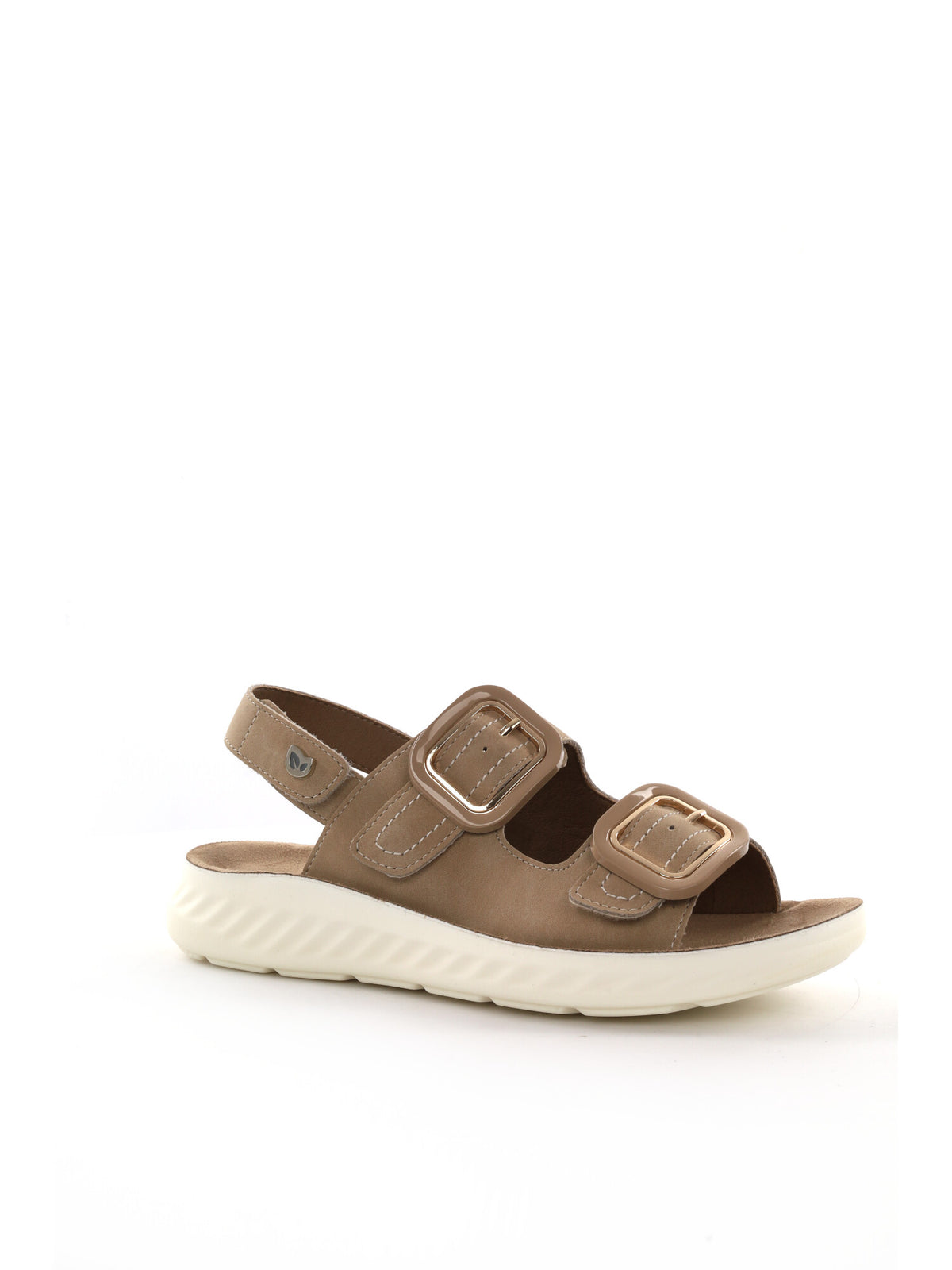 Ecobio sandalo basso da donna beige