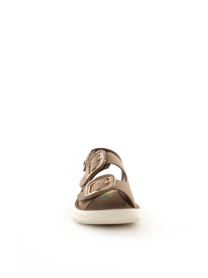 Ecobio sandalo basso da donna beige