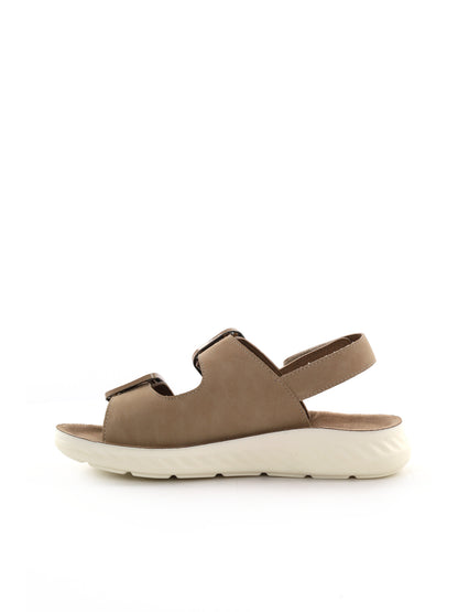 Ecobio sandalo basso da donna beige