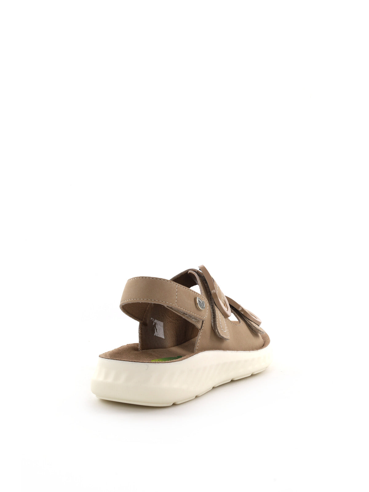 Ecobio sandalo basso da donna beige