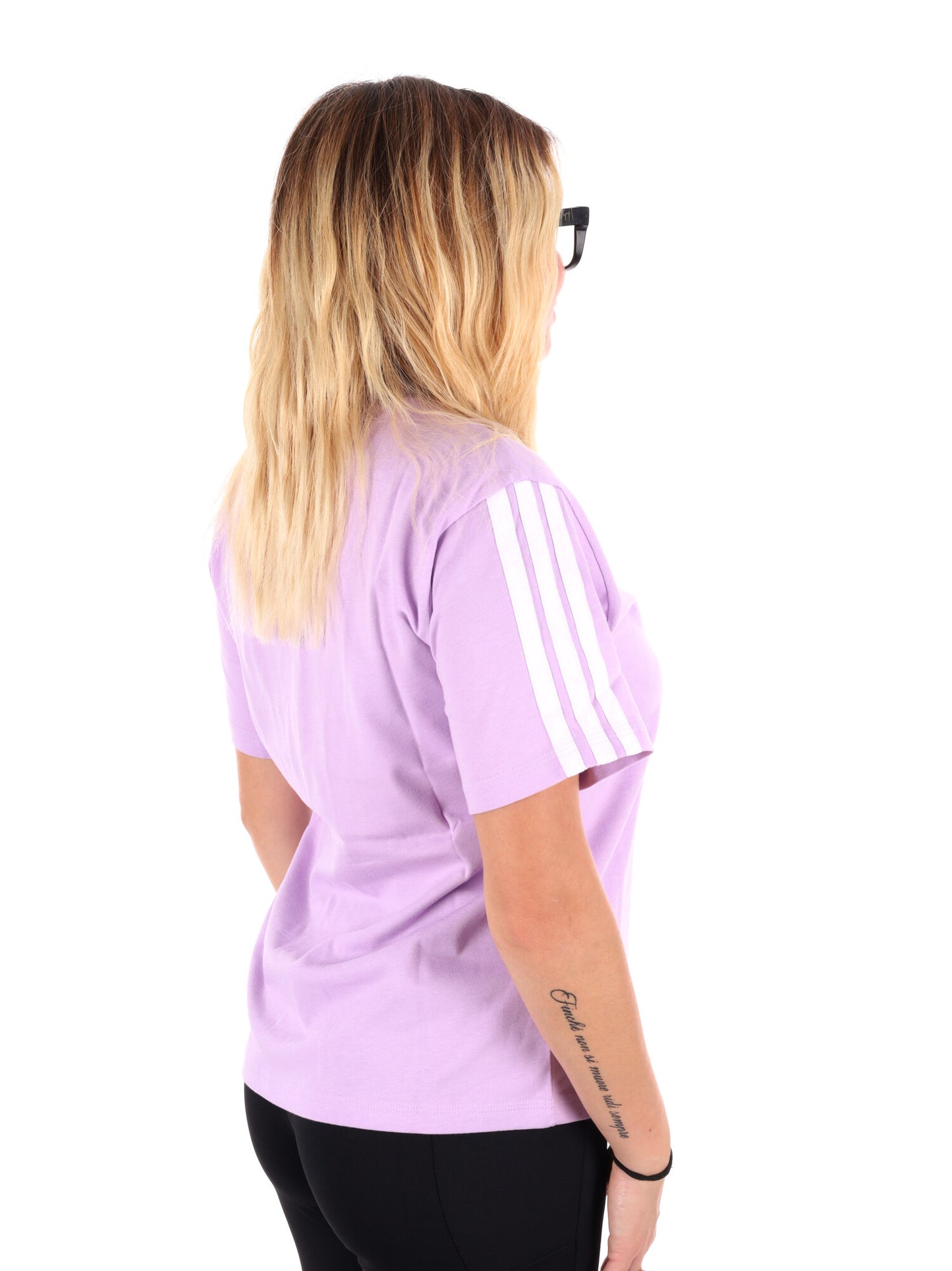 T-SHIRT GIROCOLLO SPORTSWEAR ADIDAS DA DONNA LILLA