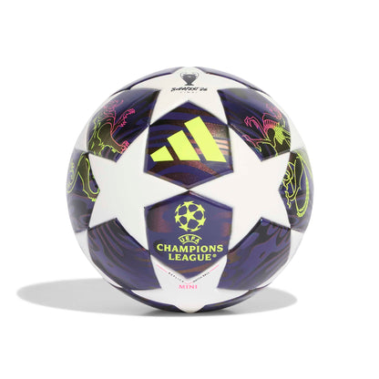 Mini pallone da calcio viola Adidas Champions League per bambini