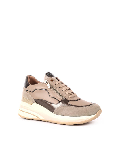 SNEAKERS CON ZEPPA PREMIUM KEYS DONNA BEIGE