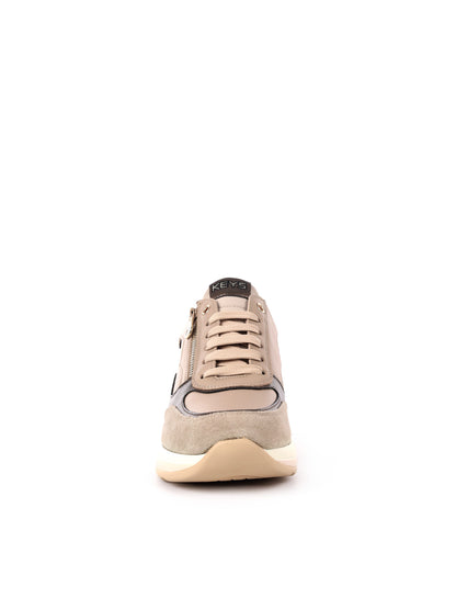 SNEAKERS CON ZEPPA PREMIUM KEYS DONNA BEIGE