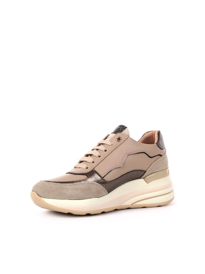 SNEAKERS CON ZEPPA PREMIUM KEYS DONNA BEIGE