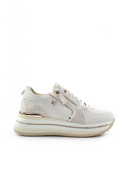 Keys Vincent, sneakers donna panna dal design versatile